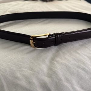 Jos.A Bank Genuine Leather Men’s Belt Size 40, Brown with Gold Buckle NWOT